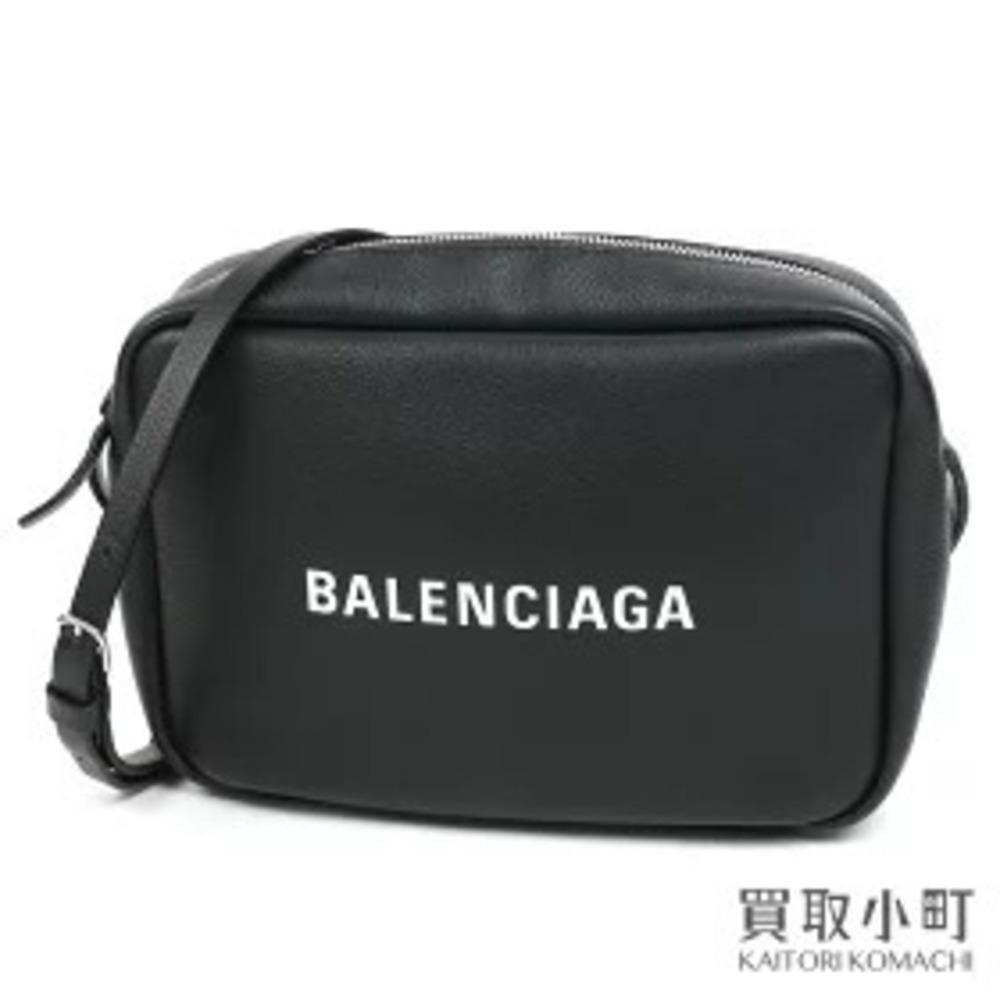 Balenciaga Camera Bag Noir Black Calfskin Crossbody Clutch Sling Y